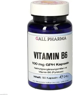 Obrázek produktu pro Vitamin B6 100 mg Gph kapsle 90 ks