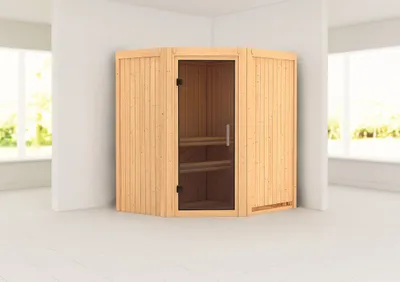 Produktbild von Karibu Sauna "Ruacana" SET naturbelassen ohne Ofen