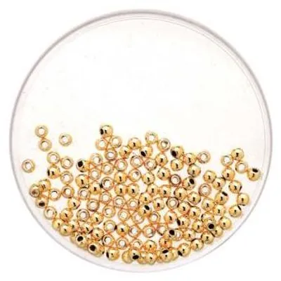 Produktbild von Metallic-Glorex Perle 5 mm 60 Stück, goldfarben