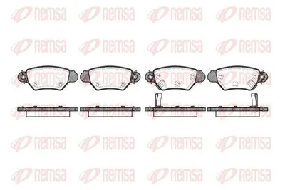 Produktbild von REMSA Bremsbeläge Satz Hinten Bremsklötze für OPEL Astra G CC (T98) 0685.02