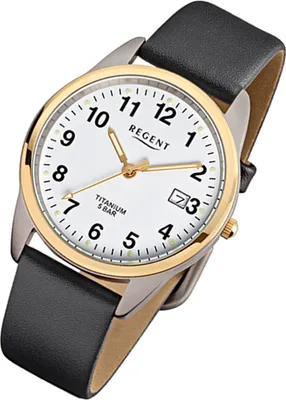 Produktbild von Regent Herrenarmbanduhr 1310.91.19_F687 Titan