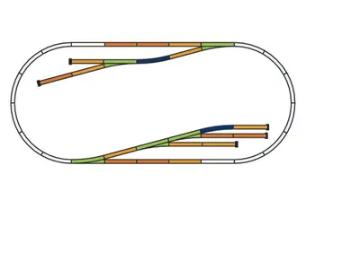 Zdjęcie produktu dla Piko 55330 - H0 Piko A-Track Set D