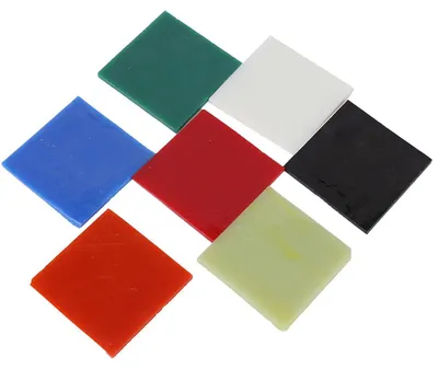 Image de Lot de 7 outils de décoration faits main, 7 plaques de verre colorées pour la décoration au micro-ondes