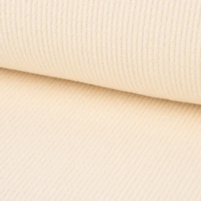 Produktbild von Strickstoff Meterware Viskosestrick SOFT WAFFLE kuschelweich einfarbig ecru 140cm
