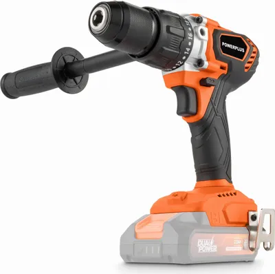Obrázok produktu pre POWERPLUS POWDP15250 - Aku skrutkovač / vŕtačka s príklepom 20V 120Nm bezuhlíková (bez AKU)