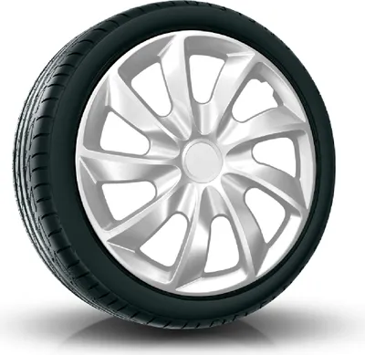 Produktbild von Radkappen Radzierblenden (4Stück) 17 Zoll silber QUAD Z458784