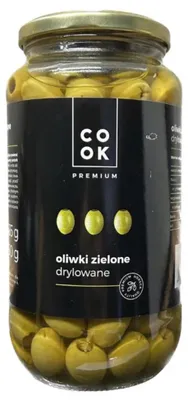 Zdjęcie produktu dla Oliwki zielone drylowane Cook Premium 935 g