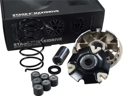 Produktbild von Variator Stage6 MAXIDRIVE, inkl. Variorollen 20x17mm - 10.0gr / Gegendruckfeder, Piaggio LEM 125ccm 4T