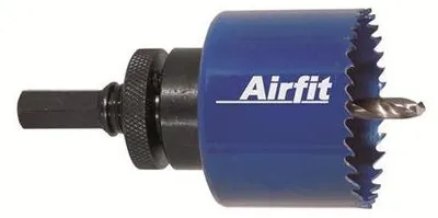 Productafbeelding van Airfit cirkelzaag, 59 mm, HSS bimetal met bevestiging, geschikt voor kunststof en metaal