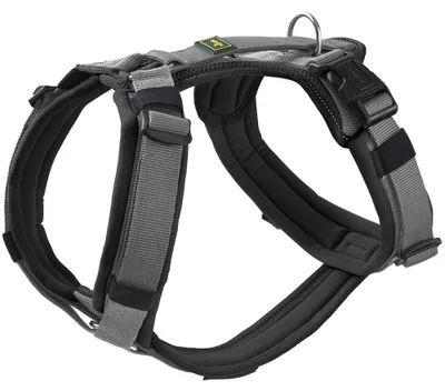 Produktbild von Hunter Geschirr Maldon Up, Hund, Halftergeschirr, S-M, Schwarz, Grau, Netz, Polyester, 2,2 cm
