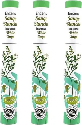 Produktbild von Weißer Salbei Weihrauch 90 Stäbchen 30 min