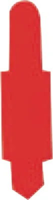 Produktbild von Stecksignal rot VE=20x100 Stück