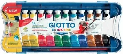 Produktbild von Giotto 304100, Multi, Plakatfarbe, Flüssigkeit, 12 ml, 12 Stück(e)