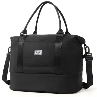 Produktbild von Reisetasche 46x32x23 Travel bags handgepäck mit Schuhfach Tasche Sporttasche Weekender Bag Schwimmtasche Wasserdicht Travel Duffle Bag
