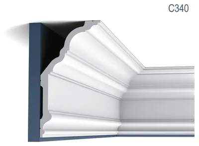Produktbild von Orac Decor C340 LUXXUS Stuck Profil Decken Zierleiste Wand-Einrichtungs-Leiste | 2 m