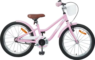 Image de Vélo enfant 18 pouces pour les 5-7 ans, rose clair