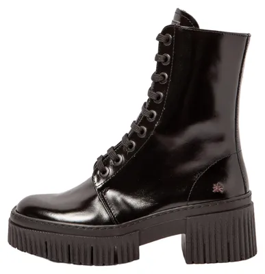 Produktbild von Art Stiefeletten mit Absatz Damen 1375 NAPPA SHINNY BLACK/YORK Farbe Schwarz
