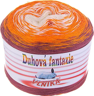 Produktbild von 200g Bobbel Wolle 4-fädig Farbverlaufsgarn Fantazie Häkelgarn Strickgarn