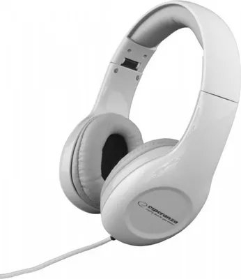 Produktbild von Esperanza EH138W Kopfhörer & Headset Kabelgebunden Kopfband Musik Weiß