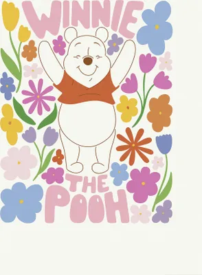 Produktbild von Komar Wandbild- Disney Winnie the Pooh Happy Botanical - Größe 50 x 70 cm