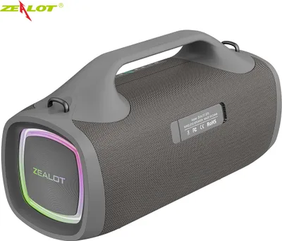 Produktbild von ZEALOT S79 Tragbarer kabelloser 100W-Lautsprecher mit Bluetooth 5.2, IPX7-wasserdicht, RGB-Lichteffekte, TWS-Stereo, Mobiler Lautsprecher