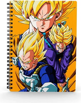 Image de SD Toys Dragon Ball Z Carnet de notes avec effet 3D Saiyans