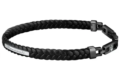 Produktbild von Maserati - JM222AVE02 - Armband - Herren - 22,5cm - RECYCLED LEATHER