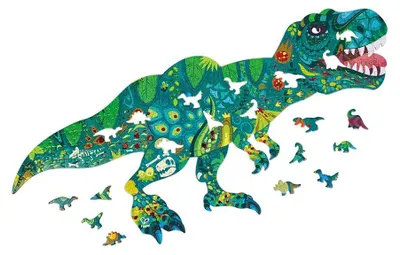 Obrázek produktu pro Hape tpytiv puzzle dinosaurus - 200 dlk