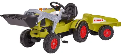 Immagine prodotto di BIG - Claas-Celtis Caricatore con rimorchio, trattore con rimorchio per bambini da 3 a 6 anni fino a 50 kg, verde