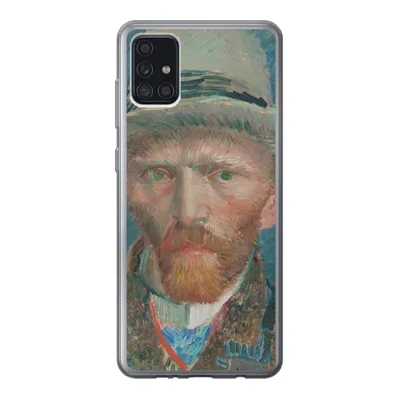Produktbild von MuchoWow® Handyhülle Schutzhülle Hülle für Samsung Galaxy A52 5G Selbstporträt 1887 - Gemälde von Vincent van Gogh Silikon Softcase Handy Hülle - Umschlag