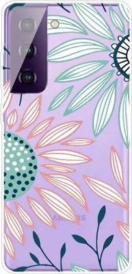 Produktbild von König Design Hülle kompatibel mit Samsung Galaxy S21 Kunststoff Soft Handyhülle - Handy Case Transparent
