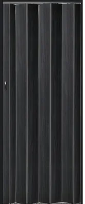 Produktbild von Falttür Schiebetür Türbreite bis 71 cm Farbe Schwarz Höhe 203 cm Black 9329 teils vormontiert