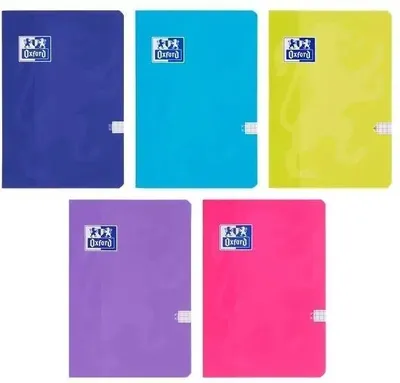 Image de Cahier A5/60 feuilles quadrillées Touch (5 pièces) - Oxford