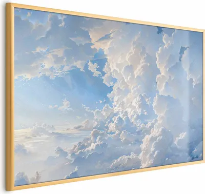 Produktbild von Posterpapier Poster - The Sun Revealing Cloud Secrets: Spectacular Sky Images 90x60 cm Muster b-H-10053-ao-a