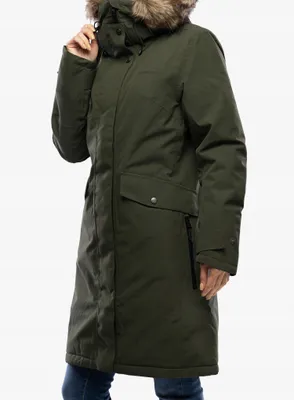 Zdjęcie produktu dla Płaszcz damski Didriksons Erika Parka 3 - deep green, rozmiar XS