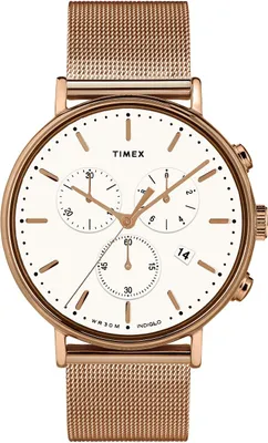 Produktbild von Timex TW2T37200D7PF Uni-Armbanduhr, Metall-Armband