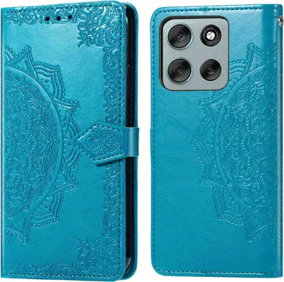 Immagine prodotto di Custodia a libro imoshion Mandala Motorola Moto G56 - Turchese