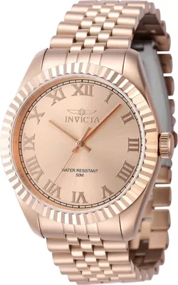 Immagine prodotto di Invicta Specialty 47407 Orologio da Uomo - Movimento al Quarzo - Acciaio Inossidabile con Quadrante in Oro Rosa - 43 mm
