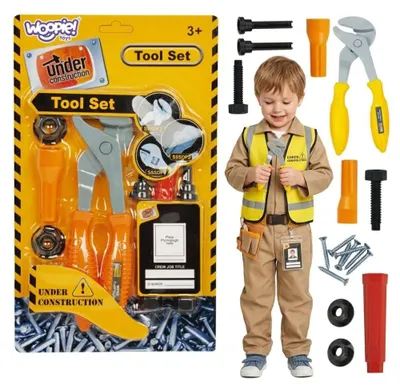 Immagine prodotto di Woopie Piccolo Set di Attrezzi Tuttofare Pinze Regolabili