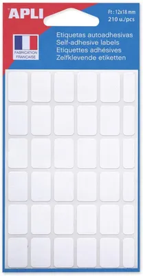 Zdjęcie produktu dla agipa Vielzweck-Etiketten, 12 x 18 mm, weiá