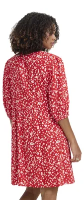 Produktbild von ICHI Damen IHMARRAKECH AOP DR23 Kleid, 900005536/BLACK Neutrals LEOPRINT, XS