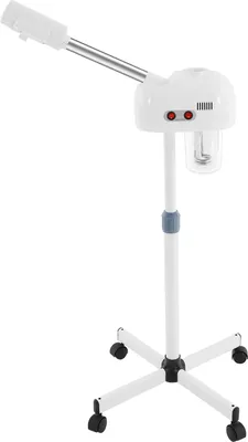Obrázok produktu pre Ozónový naparovač tváre, výkon 800 W, nastaviteľná výška 112-132 cm, biely
