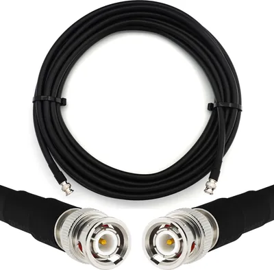 Produktbild von 50m BNC Stecker auf BNC Stecker Koaxialkabel BNC Male RG214 Verlängerung 50 Ohm — für HAM CB Radio Antenne SWR-Messgerät Amateur Kurzwellen HF