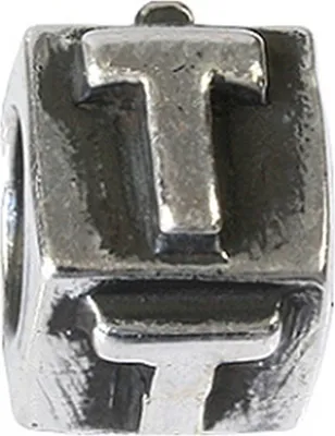 Produktbild von Carlo Biagi Bead Buchstabe T Silber European Beads BLPT