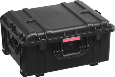 Produktbild von SucceBuy Wetterfester Hartschalenkoffer, 3,5 Kubikfu? gro?, schwarz, wasserdicht, mit Rollen, einziehbarem Ziehgriff, L?chern fš¹r Vorh?ngeschloss, Clips und Schaumstoffeinlage