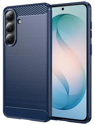 Zdjęcie produktu dla Techsuit Carbon Silicone etui do Samsung Galaxy S26 Plus - niebieskie
