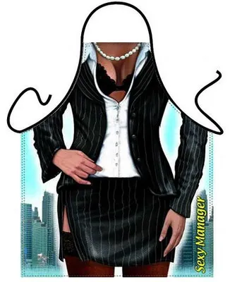 Immagine prodotto di Grembiule Manager Sexy Nero in Poliestere