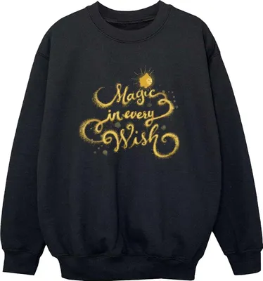 Produktbild von Wish - "Magic In Every Wish" Sweatshirt für Jungen BI55886 (140-146) (Schwarz)