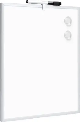 Image de Petit tableau blanc magnétique - pratique pour la maison et le bureau - 1 pièce - 35 x 28 cm