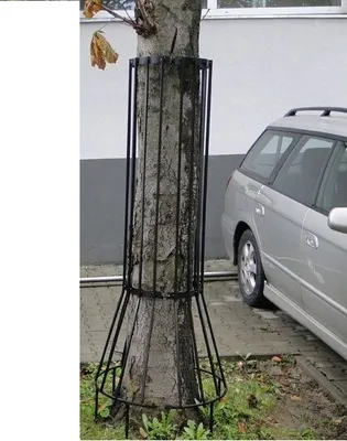 Immagine prodotto di Griglia per alberi in metallo Griglia per alberi rotonda in acciaio Protezione in acciaio
